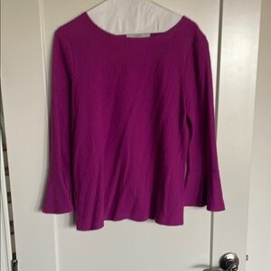 Vibrant Purple Long Sleeve Top